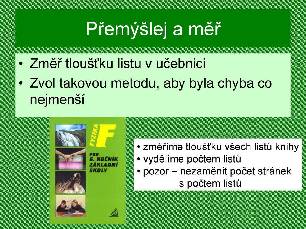 P Esnost A Chyby M En Ppt St Hnout